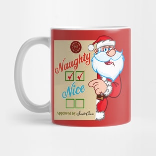 Checked twice NAUGHTY Mug